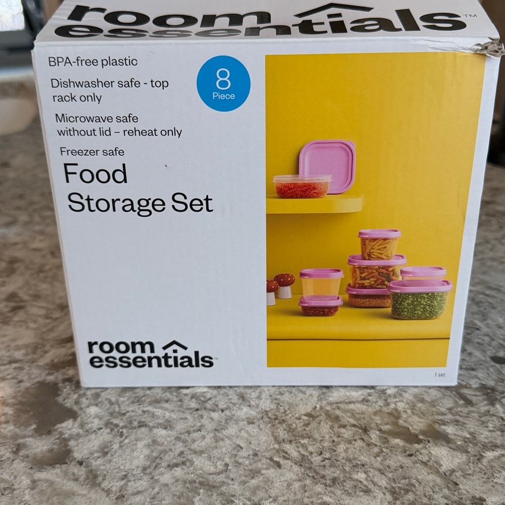 NEW!!! Room Essentials Food Storage Set -